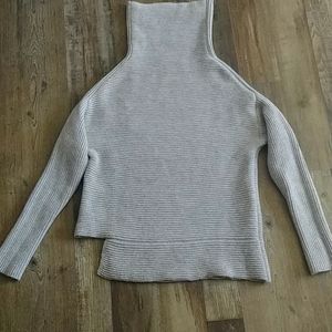 Baton light gray turtle neck